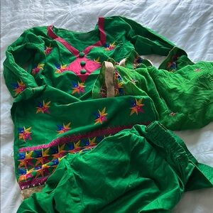 Green Salwar Kameez
